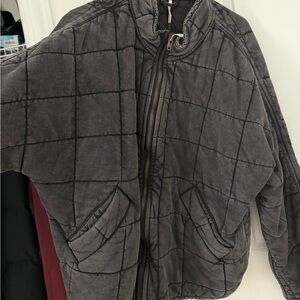 Free People dolman quilted jacket.